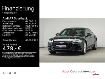 Gebraucht Audi A7 S-Line 204 PS (150 kW) 2023 Mythosschwarz metallic Limousine