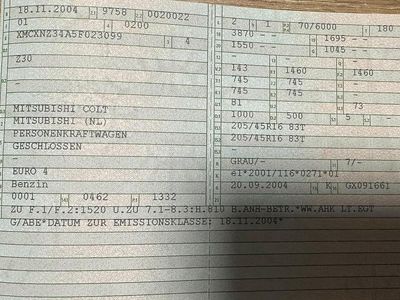 Gebraucht Mitsubishi Colt 95 PS (69 kW) 2004 Grau Kleinwagen