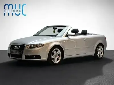 Gebraucht Audi A4 Cabriolet S-Line 233 PS (171 kW) 2008 Silbersee/lichtsilber Cabrio