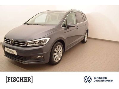 gebraucht VW Touran 2.0TDI DSG Highline Navi ACC LED AHK PDC SHZ DAB+