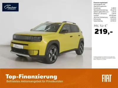 Neu Fiat Grande Panda La Prima 110 PS (80 kW) 2025 Gelb Kleinwagen