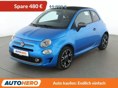 Używany Fiat 500C S 69 KM (50 kW) 2019 Niebieski Kabriolet
