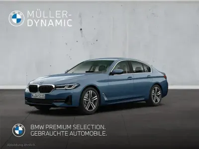 Gebraucht BMW 530 Sport Line 286 PS (210 kW) 2023 Arctic race blue Limousine