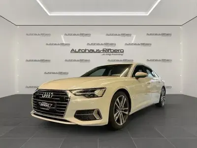 Gebraucht Audi A6 S-Line 299 PS (219 kW) 2022 Gletscherweiß metallic Limousine