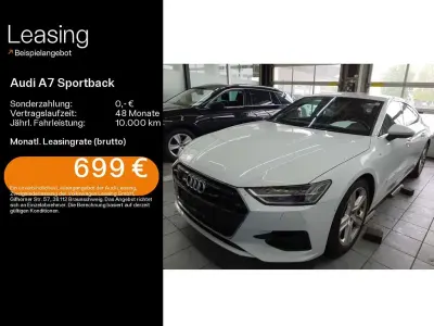 Gebraucht Audi A7 S-Line 299 PS (219 kW) 2023 Gletscherweiß metallic Limousine