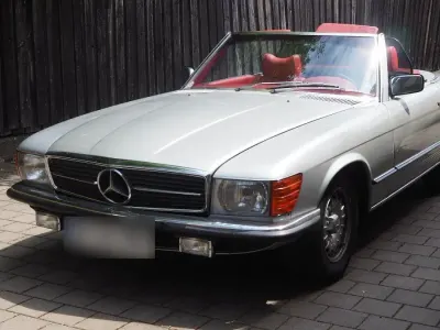 Gebraucht Mercedes SL350 194 PS (142 kW) 1976 Silber Cabrio