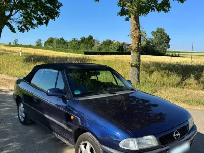 Gebraucht Opel Astra Cabriolet 75 PS (55 kW) 1998 Blau Cabrio