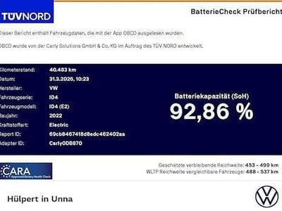 Gebraucht VW ID.4 Pro Performance 150 kW (204 PS) 2021 Mondsteingrau SUV
