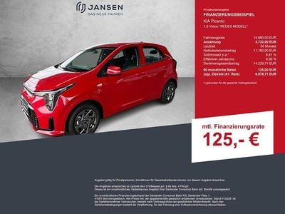 Rot Gebraucht 2024 Kia Picanto Vision Kleinwagen | 14.880 € (Fairer Preis)