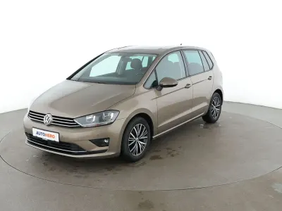 Gebraucht VW Golf Sportsvan Allstar 110 PS (80 kW) 2016 Gelb Van / Kleinbus