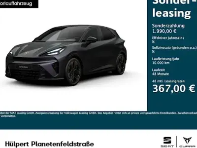 Neu Cupra Raval Endurance 155 kW (211 PS) 2026 Schwarz Limousine