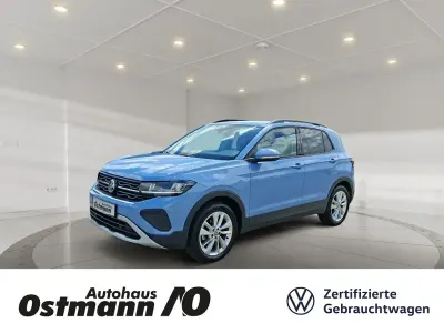 Gebraucht VW T-Cross Life 95 PS (69 kW) 2024 Blau SUV