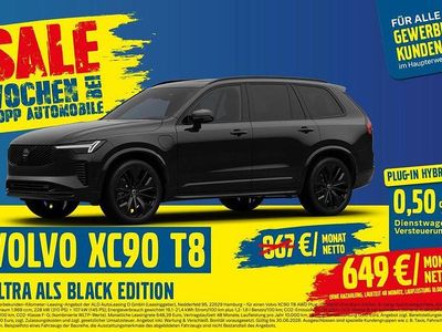 Neu Volvo XC90 Ultra 455 PS (334 kW) 2025 Crystal white SUV