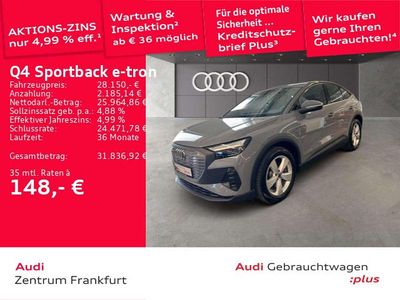 Gebraucht Audi Q4 e-tron 150 kW (204 PS) 2022 Kieselgrau SUV