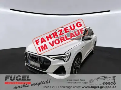 Gebraucht Audi e-tron S-Line 300 kW (408 PS) 2022 Gletscherweiß metallic SUV