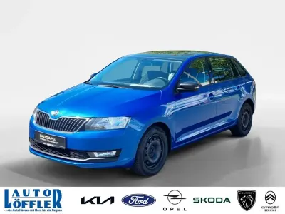 Gebraucht Skoda Rapid Drive 90 PS (66 kW) 2017 Blau Kleinwagen
