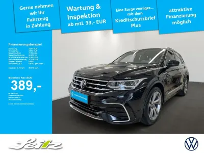 Używany VW Tiguan R-line 150 KM (110 kW) 2022 Czarny SUV