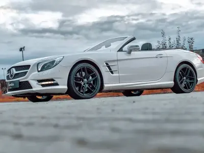 Gebraucht Mercedes SL500 435 PS (319 kW) 2012 Silber Cabrio