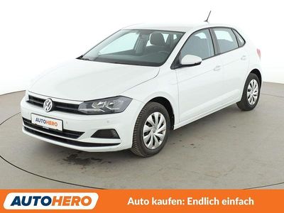 Gebraucht VW Polo Trendline 65 PS (47 kW) 2017 Weiß Kleinwagen