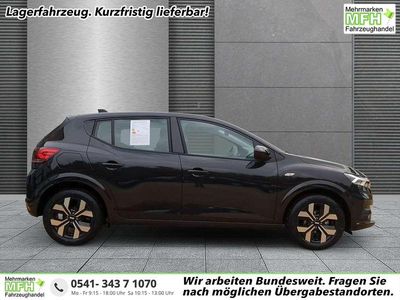 Neu Dacia Sandero Journey 101 PS (74 kW) 2025 Perlmuttschwarz Limousine