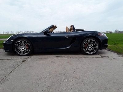 Second-hand Porsche Boxster 330 CP (242 kW) 2015 Albastru Cabrio