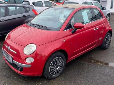 Gebraucht Fiat 500 Lounge 101 PS (74 kW) 2010 Aubergine met. Cabrio