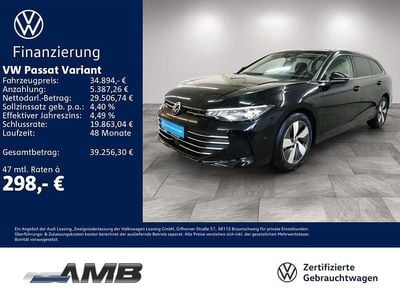 Gebraucht VW Passat Business 204 PS (150 kW) 2025 Grenadillschwarz metallic Kombi