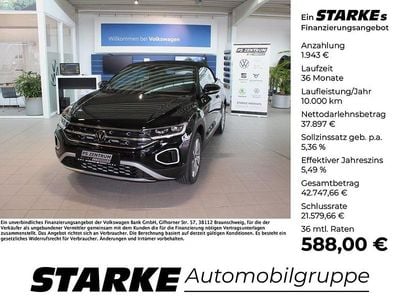 Neu VW T-Roc Cabriolet 150 PS (110 kW) 2025 Schwarz Cabrio