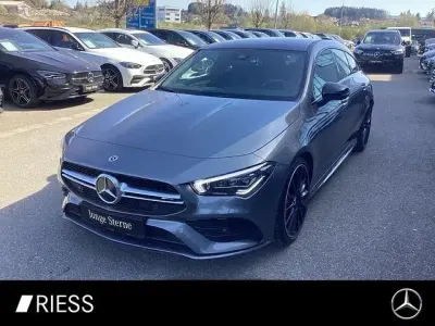 Gebraucht Mercedes CLA35 AMG AMG 306 PS (225 kW) 2022 Metalliclack mountaingrau Coupé