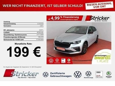 Gebraucht Skoda Scala Tour 150 PS (110 kW) 2025 Brillantsilber metallic Kleinwagen