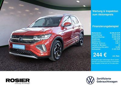 Gebraucht VW T-Cross R-line 116 PS (85 kW) 2025 Rot / kings red SUV