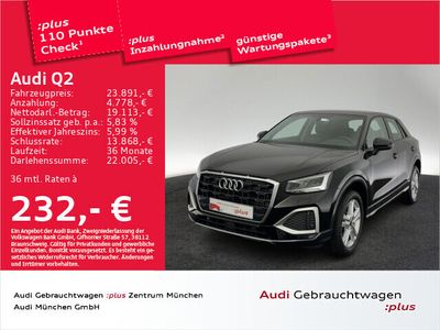 Gebraucht Audi Q2 Advanced 110 PS (80 kW) 2023 Brillantschwarz SUV