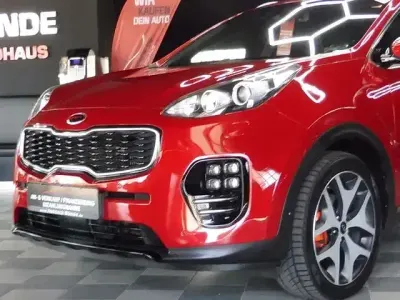 Brugt Kia Sportage GT-Line 185 HK (136 kW) 2017 Rød SUV