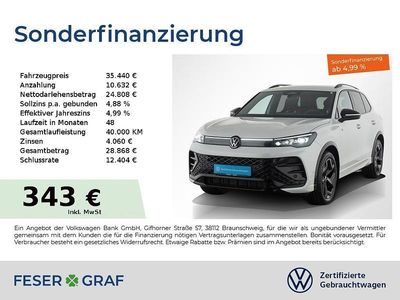Gebraucht VW Tiguan R-line 150 PS (110 kW) 2024 Oryxweiß perlmutteffekt SUV