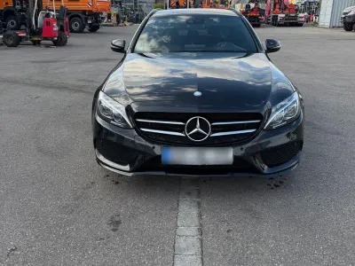 Gebraucht Mercedes C220 AMG line 170 PS (125 kW) 2016 Schwarz Kombi