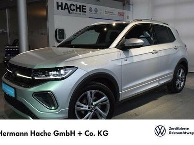 Gebraucht VW T-Cross R-line 150 PS (110 kW) 2024 Polsterfarbe: grau SUV