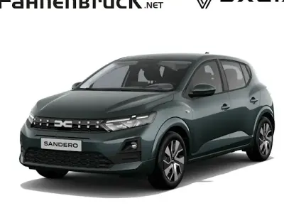 Neu Dacia Sandero Expression 122 PS (89 kW) 2026 Grün Limousine