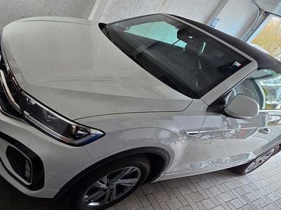 Gebraucht VW T-Roc Cabriolet R-line 150 PS (110 kW) 2024 Weiß Cabrio