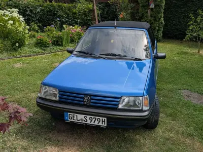 Gebraucht Peugeot 205 60 PS (44 kW) 1993 Blau Cabrio