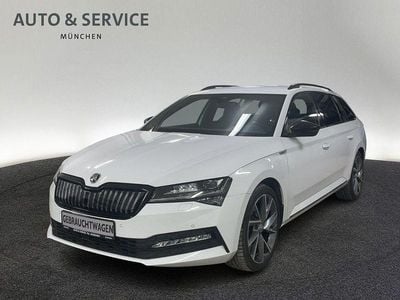 Gebraucht Skoda Superb SportLine 218 PS (160 kW) 2022 Weiß Limousine