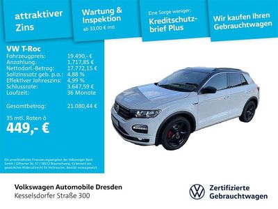 Gebraucht VW T-Roc Sport 150 PS (110 kW) 2018 Weiß SUV