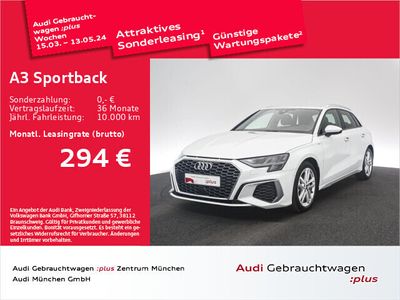 gebraucht Audi A3 Sportback 35 TDI S tronic S line Virtual/Kamera/PDC+