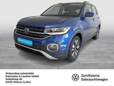 Gebraucht VW T-Cross Move 110 PS (80 kW) 2023 Reef blue (blau), metallic SUV