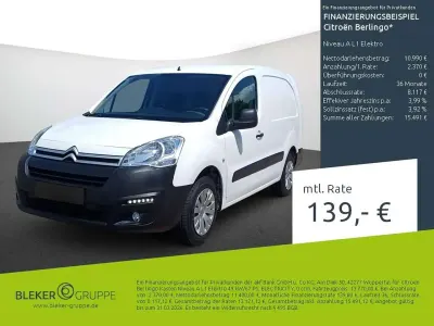 Gebraucht Citroën Berlingo 49 kW (67 PS) 2019 Lack weiss banquise/deckende l Van / Kleinbus