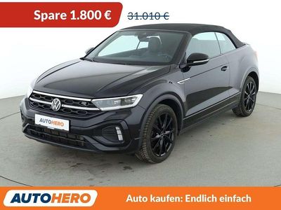 Gebraucht VW T-Roc Cabriolet R-line 150 PS (110 kW) 2023 Deep black Cabrio