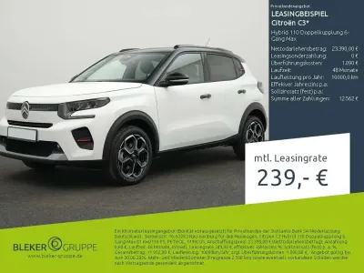 Neu Citroën C3 110 PS (80 kW) 2026 Weiß SUV