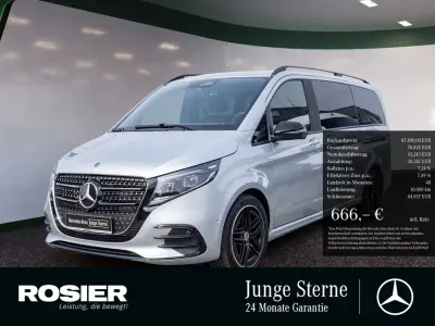 Brugt Mercedes V300 Avantgarde 237 HK (174 kW) 2025 Sølv MPV