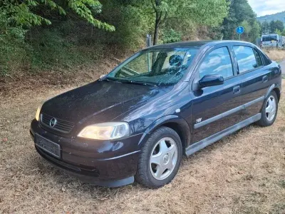 Gebraucht Opel Astra Njoy 84 PS (61 kW) 2003 Blau Limousine