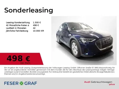 Gebraucht Audi e-tron Sportback Sport 300 kW (408 PS) 2021 Navarrablau metallic SUV