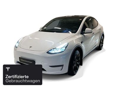 Gebraucht Tesla Model Y Long Range AWD 258 kW (351 PS) 2023 Pearl white multicoat SUV